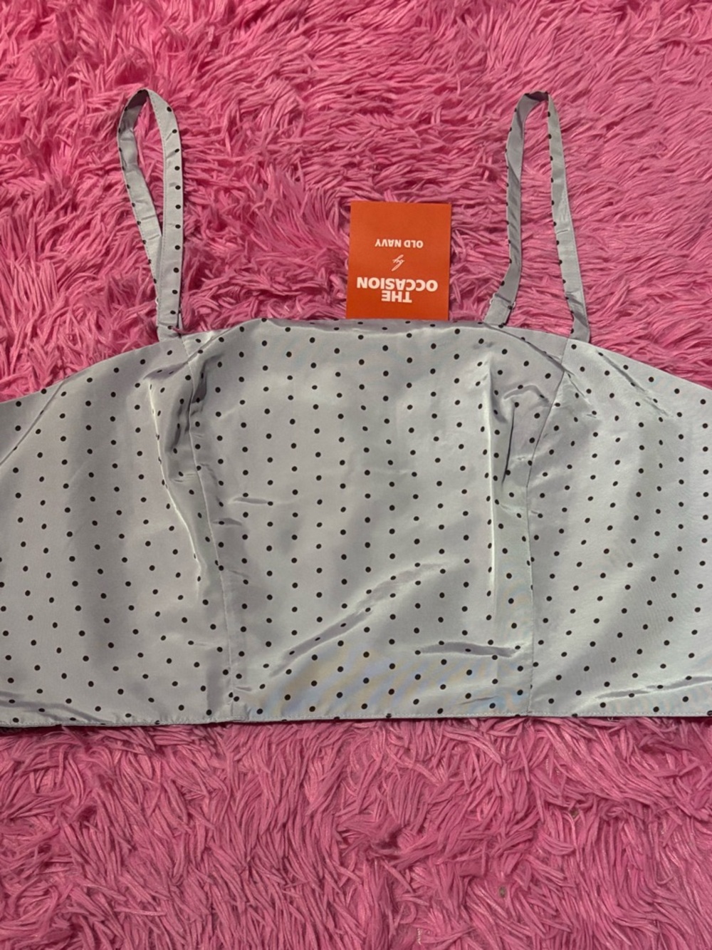 The Occasion by Old Navy Taffeta Cropped Tank Top